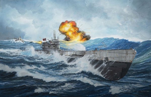 Revell 05167 German Submarine Type IX C/40 U190 1/144