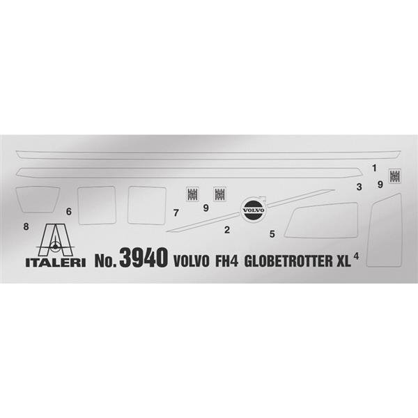 Italeri 3940 VOLVO FH4 GLOBETROTTER XL 1:24