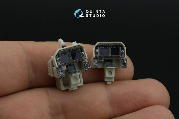 Quinta Studio QDS-48535 AH-1Z Zulu Cobra/Viper 3D-Printed &amp; coloured Interior on decal paper (KittyHawk) (small version) 1/48