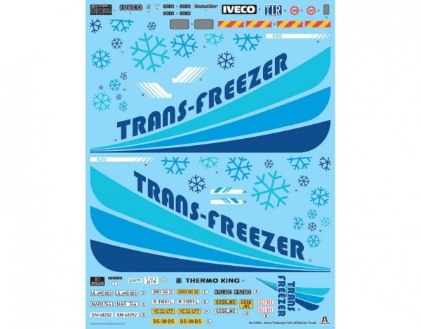 Italeri 3964 Iveco Turbostar 190.48 Special Reefer Truck 1/24