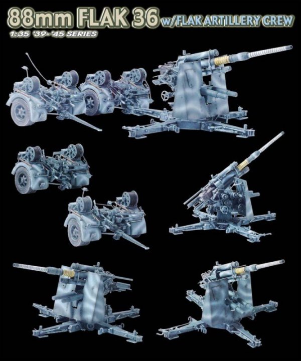 Dragon 6260 88mm Flak 36 (1:35)