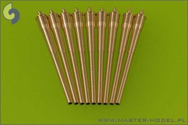 Master SM-700-036 USN 16in/45 (40,6 cm) Mark 6 barrels (9 pcs) - North Carolina and South Dakota battleship classes