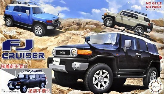 Fujimi 066141 Toyota FJ Cruiser (Two-Tone Black) 1/24