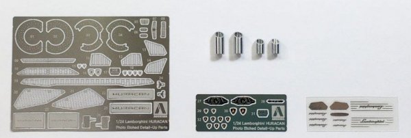 Aoshima 01708 Common Photo-Etched Parts for Lamborghini Huracan (1/24)