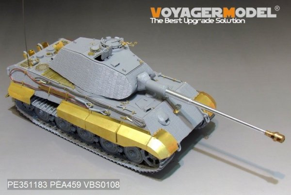 Voyager Model PE351183 WWII German King Tiger (Porsche Turret)（For DRAGON/ZVEZDA kit) 1/35