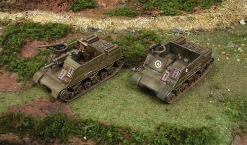  Italeri 7513 American Howitzer Motor Carriage M7 Priest/105mm with Kangaroo (2 fast assembly mod.)