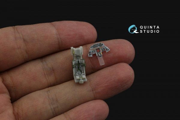 Quinta Studio QD72105 F-104J 3D-Printed &amp; coloured Interior on decal paper (Hasegawa) 1/72