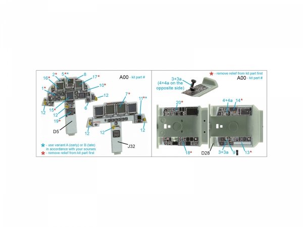 Quinta Studio QDS-48426 F-15E 3D-Printed coloured Interior on decal paper (Academy) (Small version) 1/48