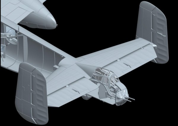 HK Models 01E036 B-25J Mitchell Strafing Babes 1/32