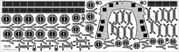 Pontos 27001F1 BISMARCK 1941 Detail Up Set Advanced (1:200)