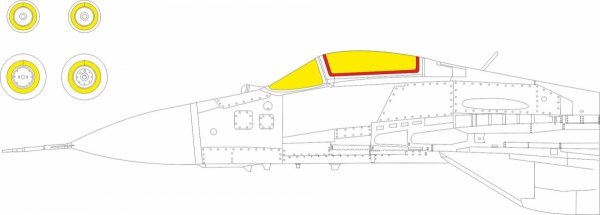 Eduard CX657 MiG-29 9-19 SMT GREAT WALL HOBBY 1/72