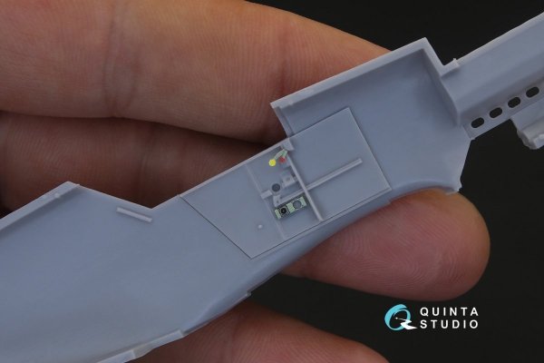 Quinta Studio QD48105 Bf 109C/D 3D-Printed &amp; coloured Interior on decal paper (for Modelsvit kit) 1/48