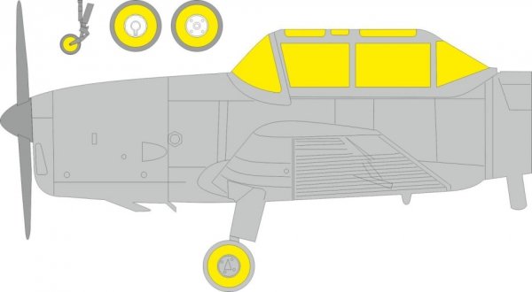 Eduard EX1085 Chipmunk T.20 masks AIRFIX 1/48