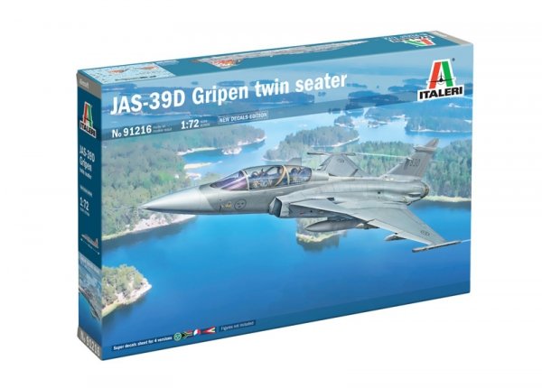 Italeri 91216 JAS-39D Gripen Twin Seater 1/72