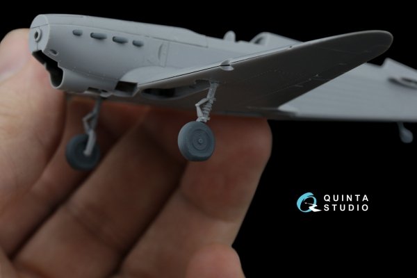 Quinta Studio QT72012 Yak-1/Yak-3 Weighted wheels (all kits) 1/72