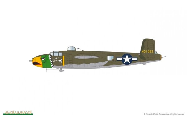 Eduard 7012 B-25J Mitchell STRAFER 1/72