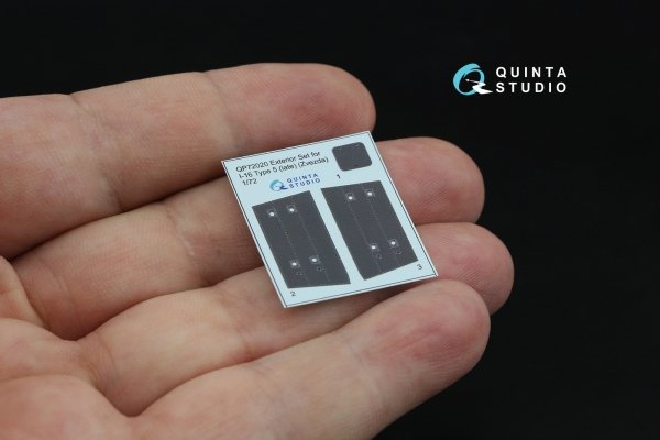 Quinta Studio QP72020 I-16 Type 5 (late) Exterior set (Zvezda) 1/72