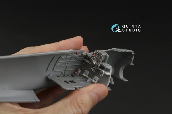 Quinta Studio QD32265 Nakajima Ki-44 Tojo 3D-Printed &amp; coloured Interior on decal paper ( Hasegawa )( Interior 3D Decal ) 1/32