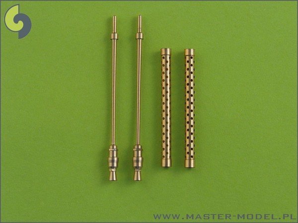 Master AM-24-002 German aircraft machine gun MG 17 barrels (2pcs) (1:24)