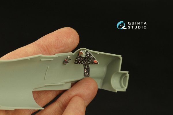 Quinta Studio QD48392 F8F-1 Bearcat 3D-Printed &amp; coloured Interior on decal paper (Academy) 1/48