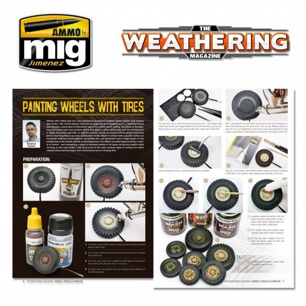 AMMO of Mig Jimenez 4524PL TWM Issue 25 WHEELS, TRACKS &amp; SURFACES Polska wersja językowa