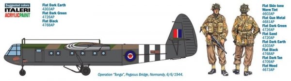Italeri 1356 AS.51 HORSA Mk.I with BRITISH PARATROOPS (1:72)