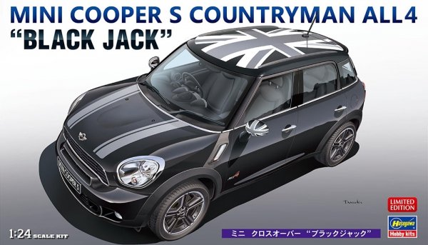 Hasegawa 20704 Mini Cooper S Countryman ALL4 Black Jack 1/24