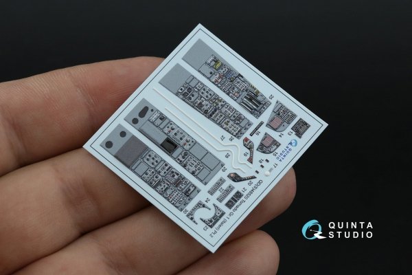 Quinta Studio QDS+48520 Tornado Gr.1 3D-Printed coloured Interior on decal paper (Italeri) (small version) (with 3D-printed resin parts) 1/48
