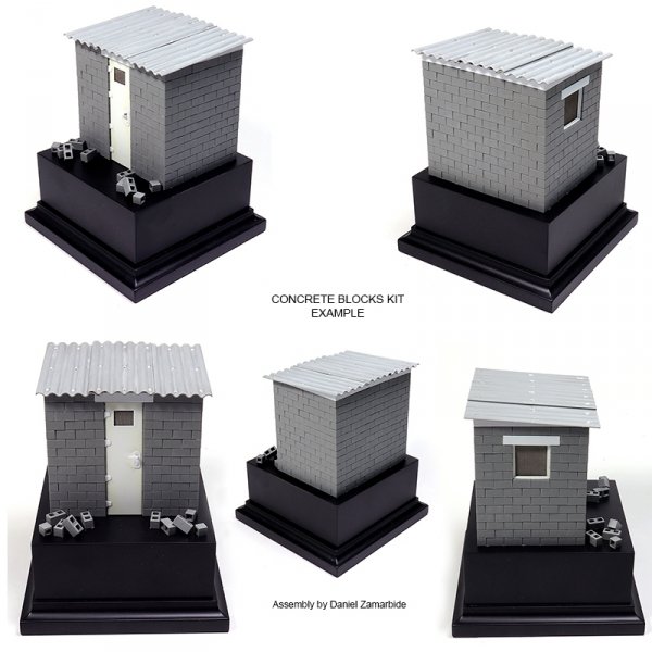 AK Interactive AK35019 Concrete Blocks Kit 1/35