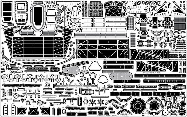 Pontos 35004F1 USS CV-10 Yorktown 1944 Detail Up Set (1:350)