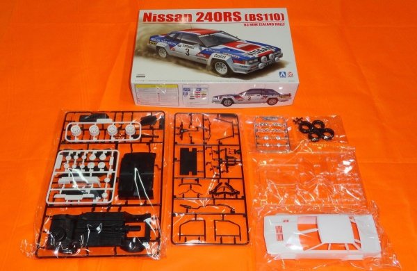 Beemax 24008 Nissan 240RS (BS110) '83 NEW ZEALAND RALLY (1:24)