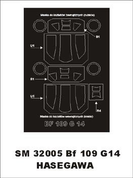 Montex SM32005 Me-109 G-14 HASEGAWA