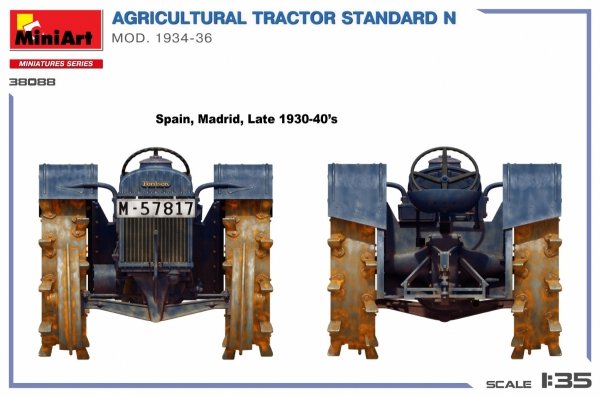 MiniArt 38088 Agricultural Tractor Standard N Mod. 1934-36 1/35