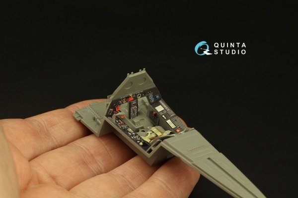 Quinta Studio QD35101 FW 190A-6 3D-Printed &amp; coloured Interior on decal paper (Border Model) 1/35