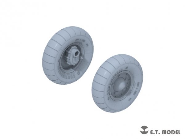 E.T. Model P35-139 WWII German Kübelwagen Type82 Sagged wheels Balloon tyre For TAMIYA Kit 1/35