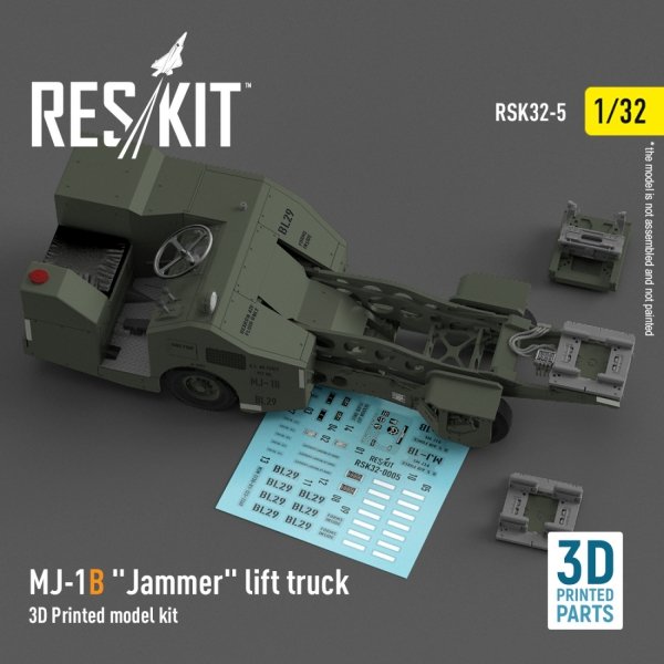 RESKIT RSK32-0005 MJ-1B "Jammer" lift truck (3D Printed model kit) (1/32)