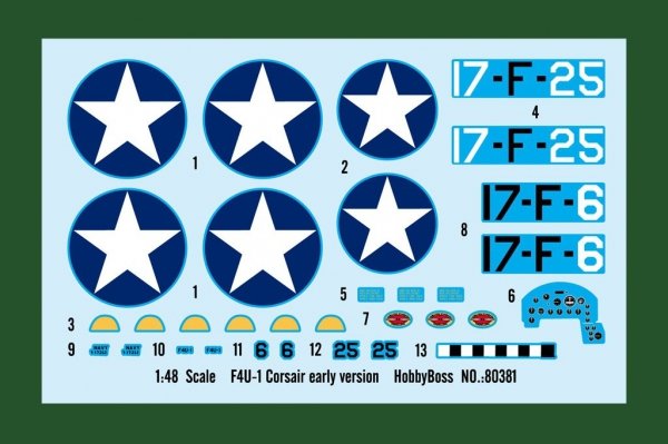 Hobby Boss 80381 F4U-1 Corsair Early version 1/48