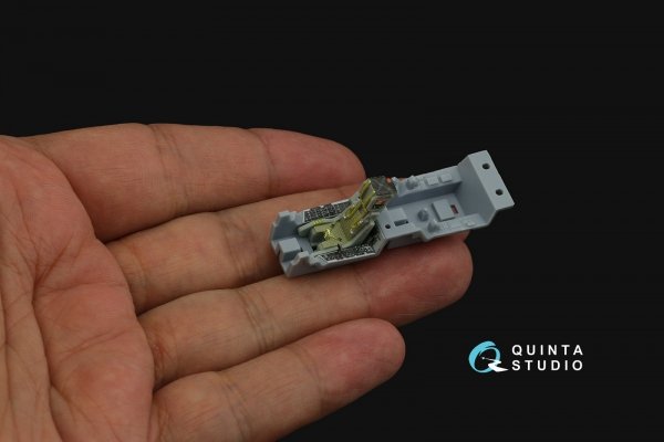 Quinta Studio QD72078 F/A-18E 3D-Printed &amp; coloured Interior on decal paper (Academy) 1/72
