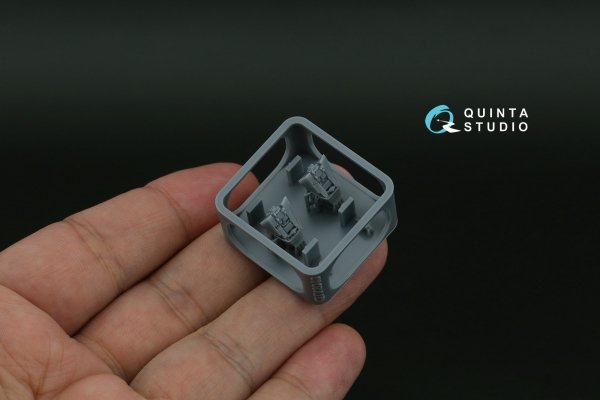 Quinta Studio QD+72239 MiG-21bis early 3D-Printed &amp; coloured Interior on decal paper ( Eduard )( with 3D-printed resin parts ) 1/72