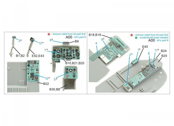 Quinta Studio QDS-48358 Ka-27PL Trainer version 3D-Printed &amp; coloured Interior on decal paper (Hobby Boss) (Small version) 1/48