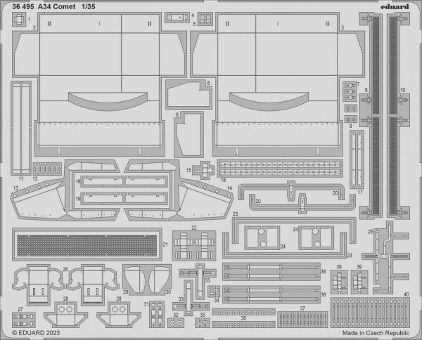 Eduard 36495 A34 Comet TAMIYA 1/35