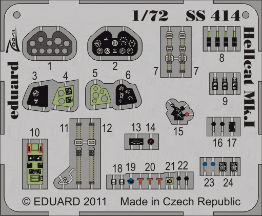 Eduard SS414 Hellcat Mk. I S. A. 1/72 EDUARD