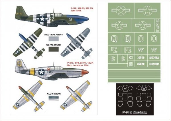 Montex K48146 P-51B Mustang 1/48