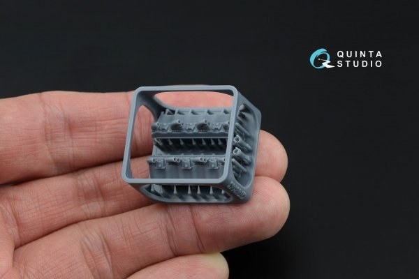 Quinta Studio QT48143 Yak-7B/Yak-9D Ratchet and late Exhaust (Zvezda) 1/48