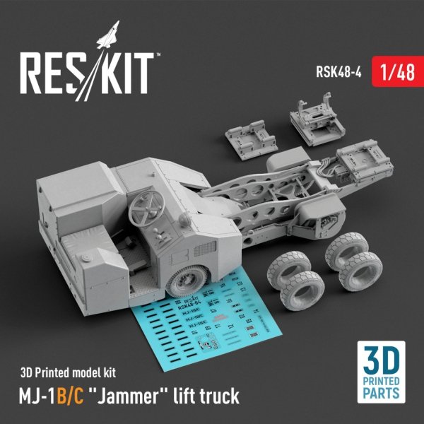 RESKIT RSK48-0004 MJ-1B/C "Jammer" lift truck  (3D Printed model kit) (1/48)