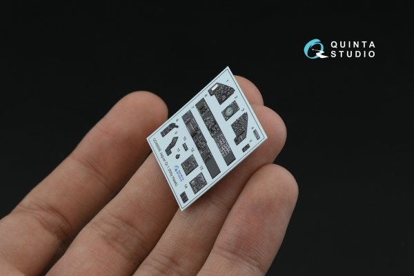 Quinta Studio QD48606 Jaguar Gr.1 3D-Printed &amp; coloured Interior on decal paper (Kitty Hawk) 1/48