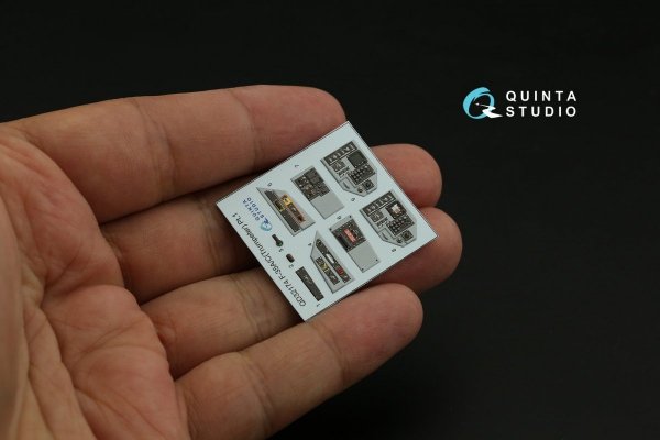 Quinta Studio QD32174 F-35A/C 3D-Printed &amp; coloured Interior on decal paper (Trumpeter) 1/32