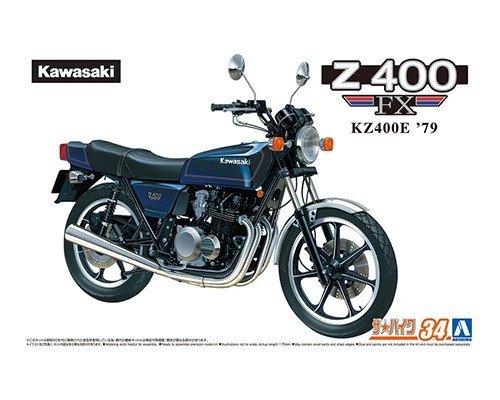 Aoshima 06368 Kawasaki KZ400E Z400FX 79 1/12