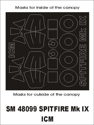 Montex SM48099 Spitfire MkIX ICM
