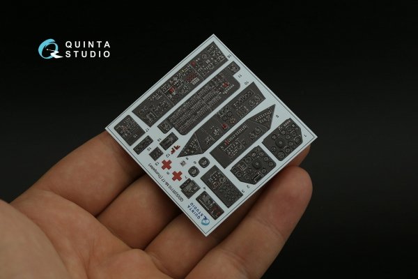 Quinta Studio QD35110 Mi-17 3D-Printed coloured Interior on decal paper (Trumpeter) 1/35